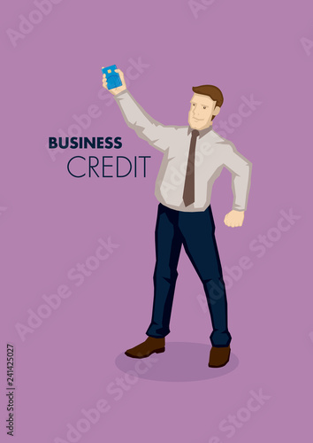 Business Credit Conceptual Vector Illustration
