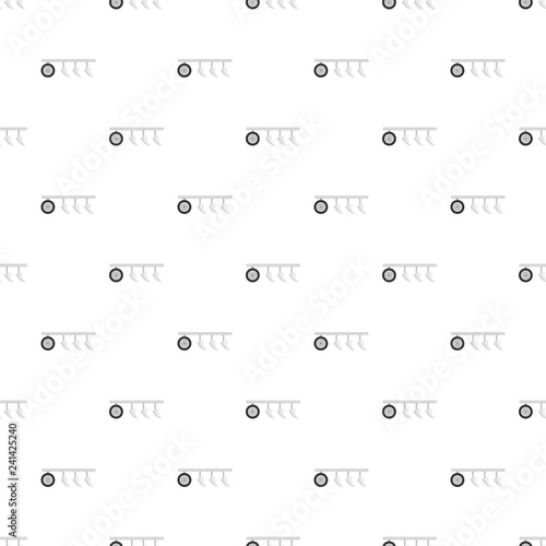 Tractor plow pattern seamless vector repeat for any web design