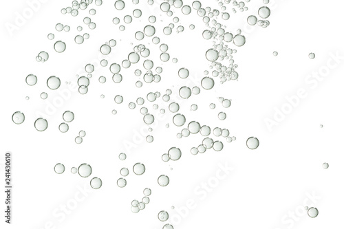 Light fizz bubbles