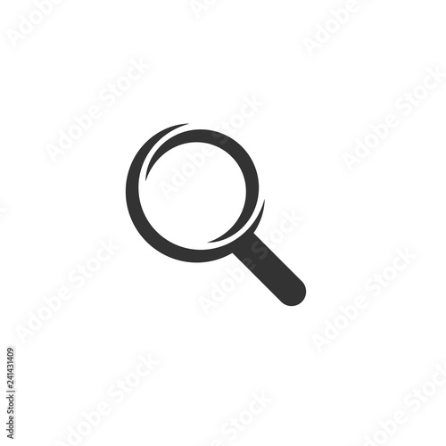 Magnifying glass graphic icon design template