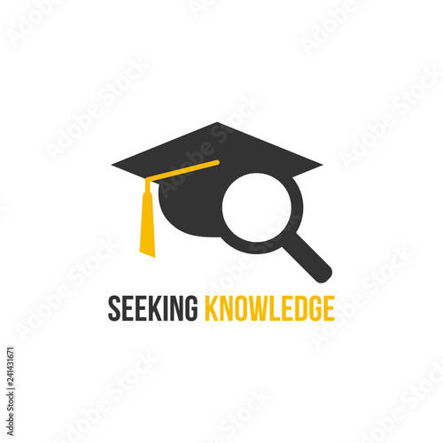 Magnifying glass graphic icon design template