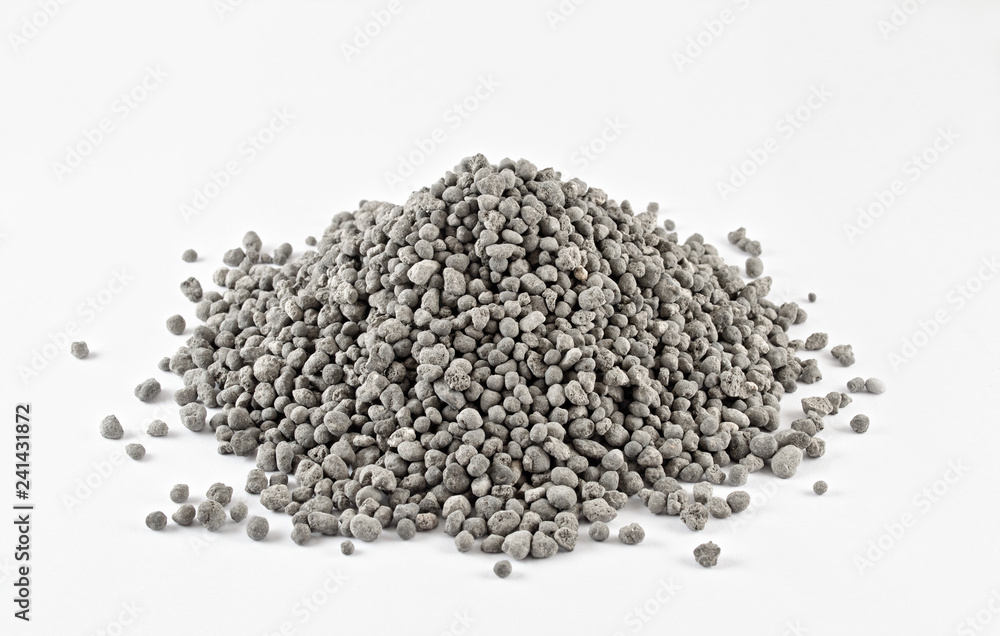 Heap of mineral fertilizers closeup Heap of mineral fertilizers closeup