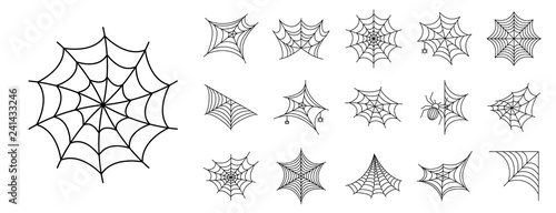 Obraz na płótnie Spider icon set