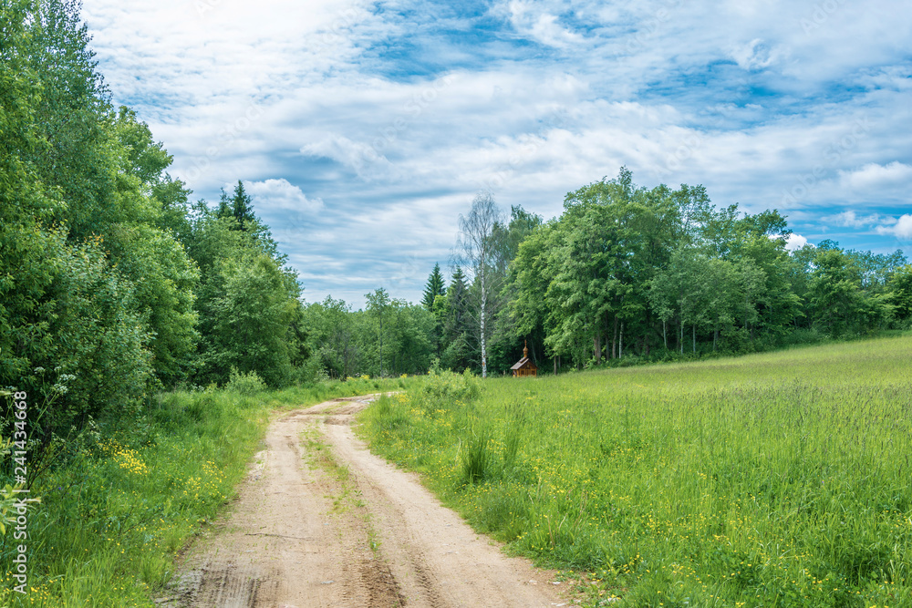 The Holy Spring of St. Macarius near the village of Karavaitsevo, Russia.