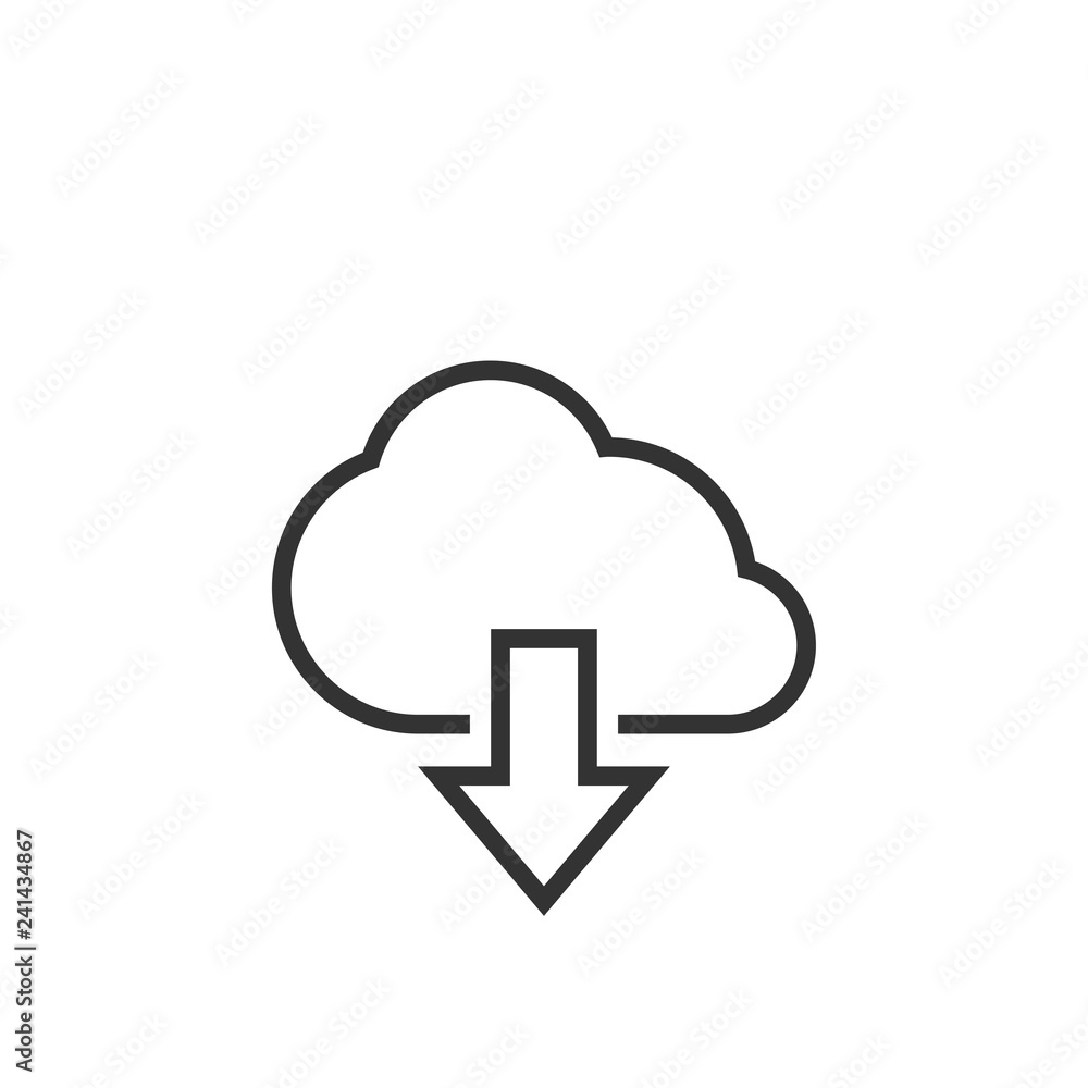 Download cloud graphic icon design template illustration Download cloud graphic icon design template illustration