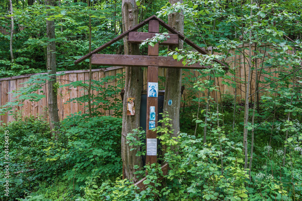 The holy spring of St. Nikita the Stylite near the village of Nikitskaya settlement. The holy spring of St. Nikita the Stylite near the village of Nikitskaya settlement.