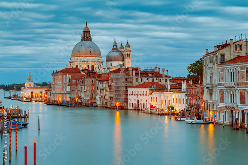 Venice. Basilica of Santa Maria della Salute. © pillerss