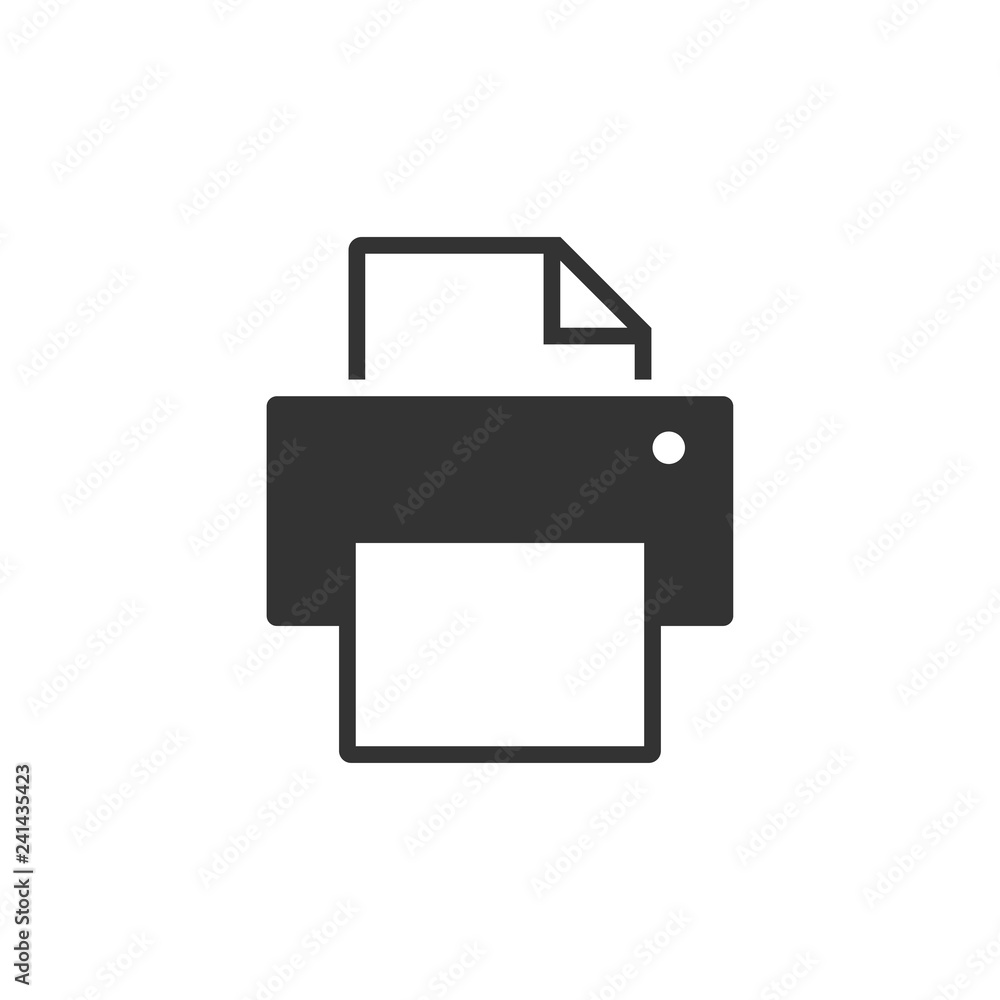 Printer graphic icon design template illustration