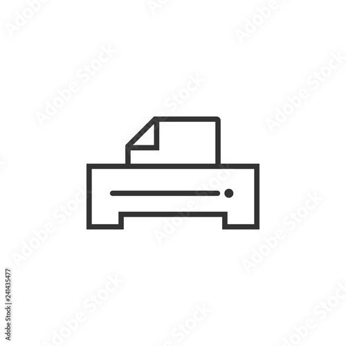 Printer graphic icon design template illustration © haris