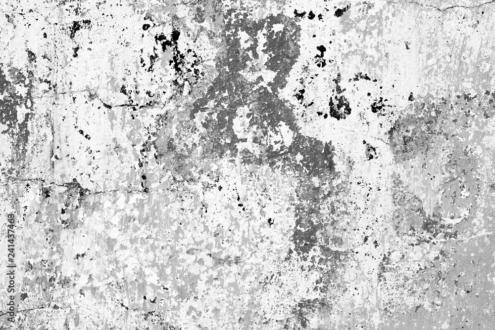 Obraz premium Texture, wall, concrete, it can be used as a background . Wall fragment with scratches and cracks