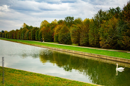 lake in the park Niguarda milan photo