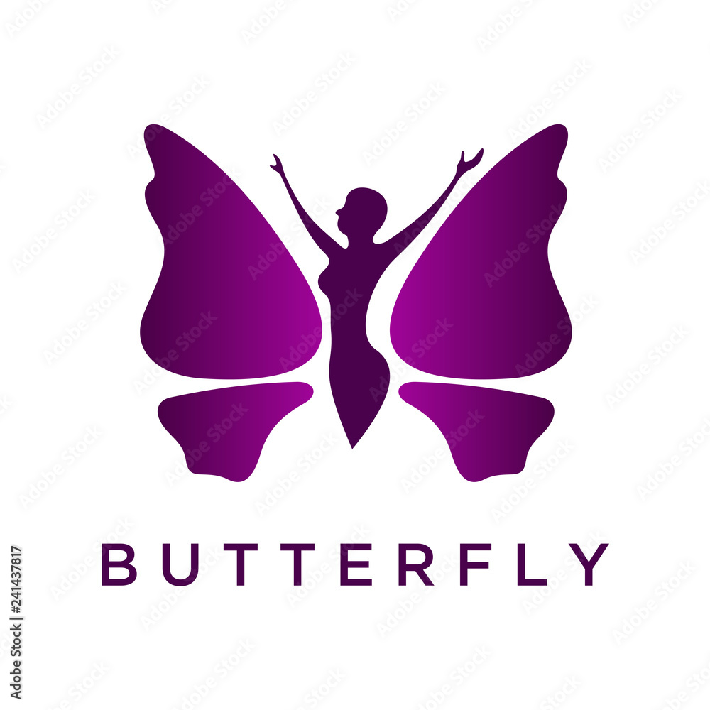 butterfly-woman-with-leaves-logo-design-inspiration-beautiful