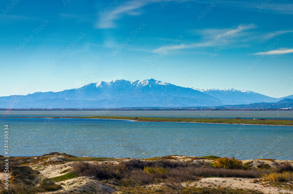 Mont Canigou,Occitanie depuis Leucate.