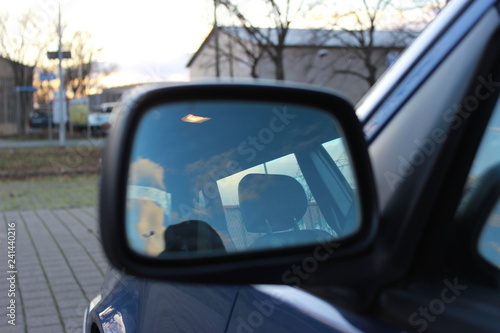 Auto Spiegel Volvo Mirroring Innenraum Classic car Oldtimer 