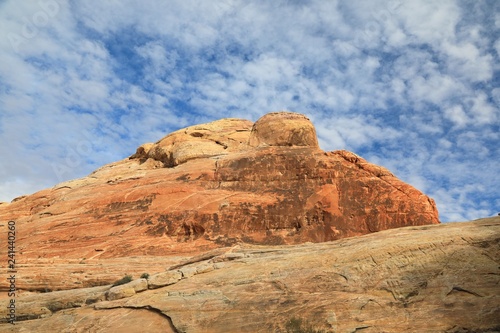 Natural sandstone rock structure