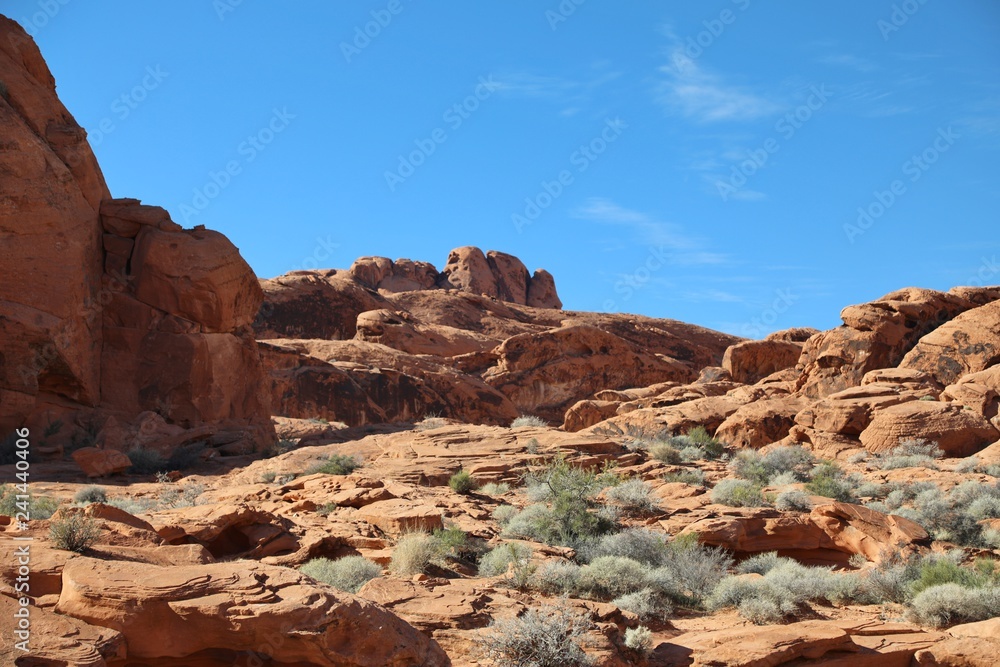 Rock formations at Valley of Fire state park