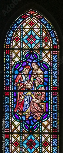 stained glass windows