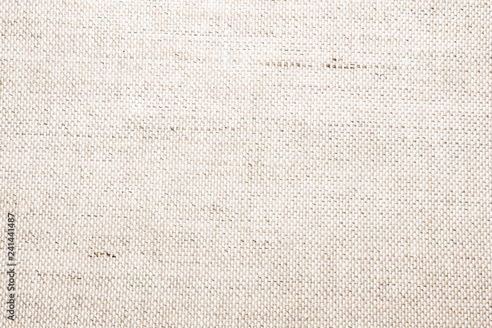 Fototapeta premium Texture of natural linen fabric