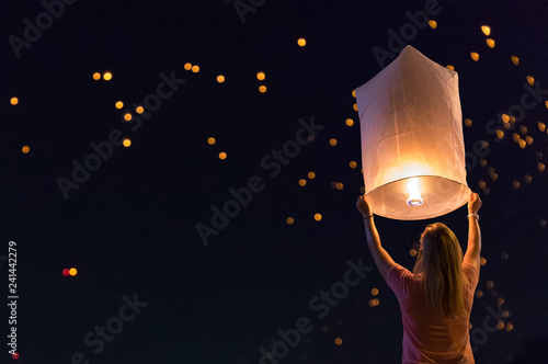Foto Floating lanterns Festival