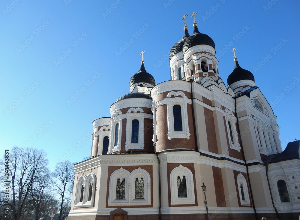 Obraz premium tallinn - cattedrale Russa