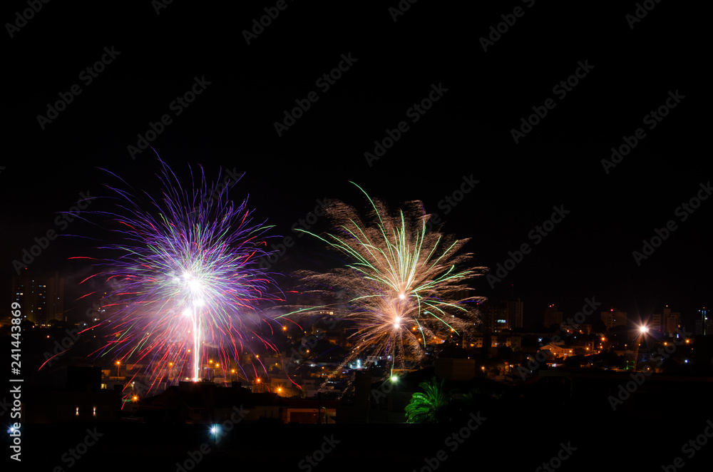 Fogos de artificio Brasil