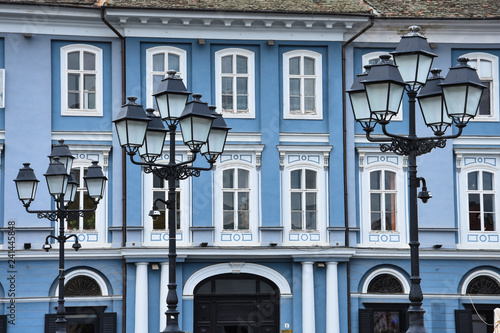 The Serbian Community House at Union Square. Timisoara, Romania photo