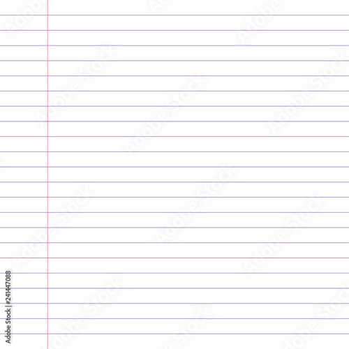 a white sheet of paper.horizontal linear layout.red field.