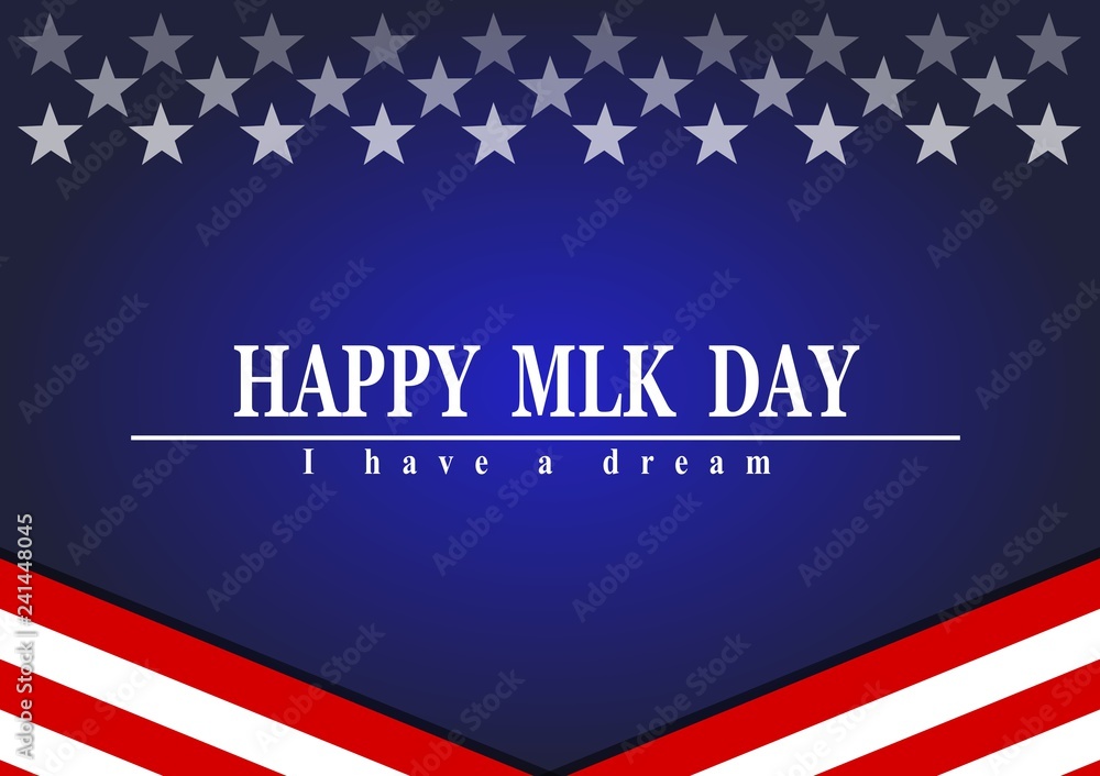 Martin Luther King Day illustration background Martin Luther King Day illustration background