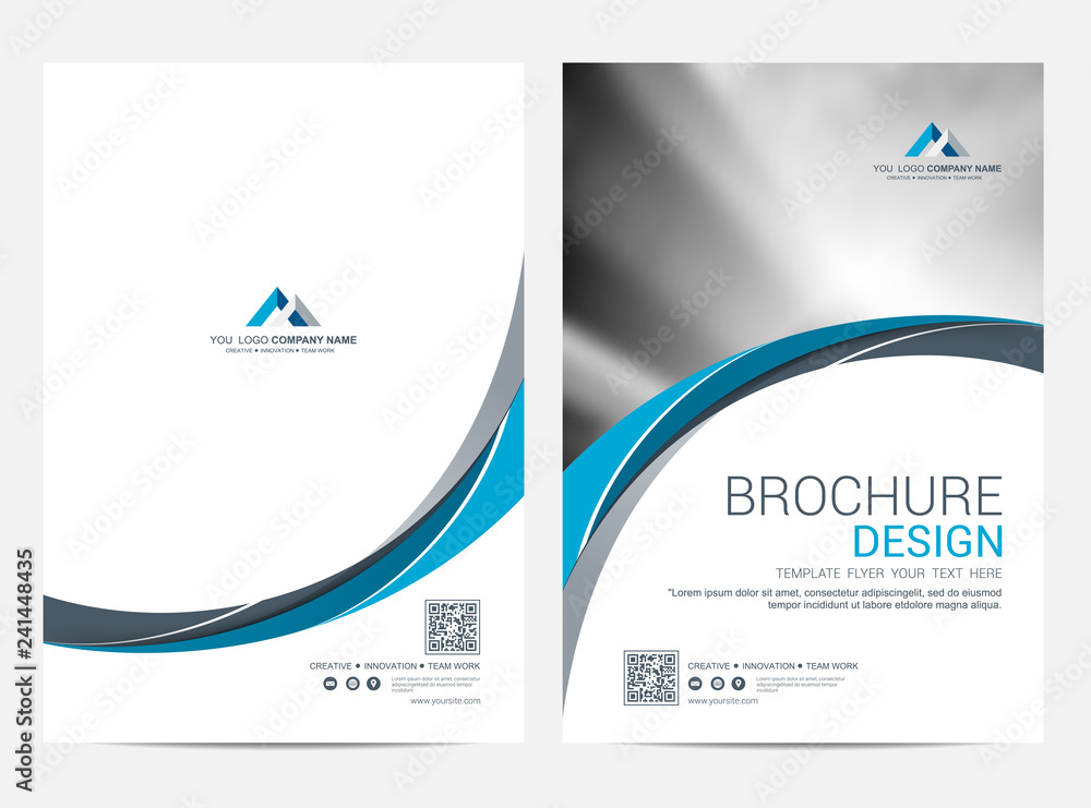 © tumindy - Brochure template flyer design vector background