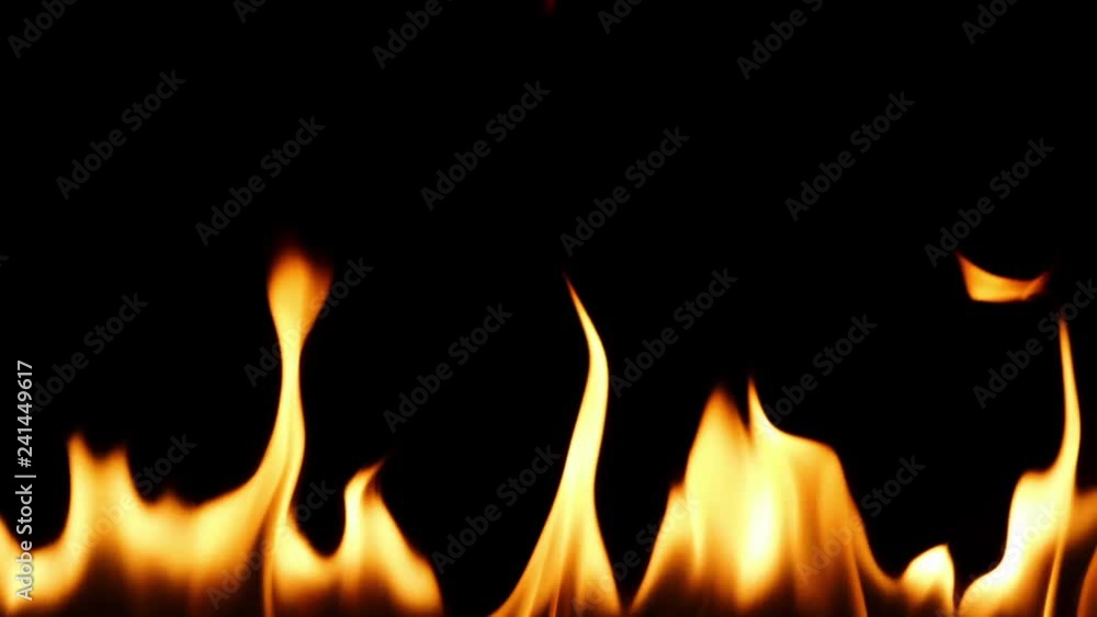 HD - Wall of fire. Slow motion of real fire HD - Wall of fire. Slow motion of real fire
