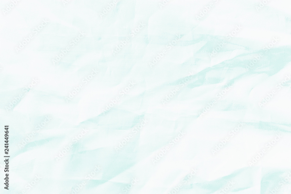 Obraz premium Elegant mint textile background. Silk cloth texture. Fabric pattern.
