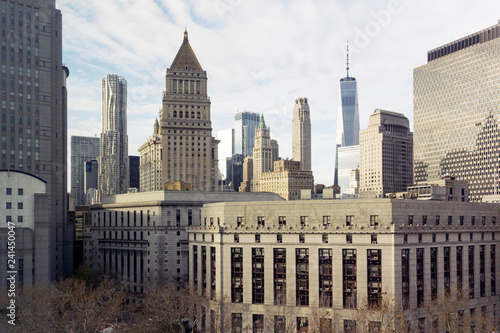 Rare view of Manhattan  New York