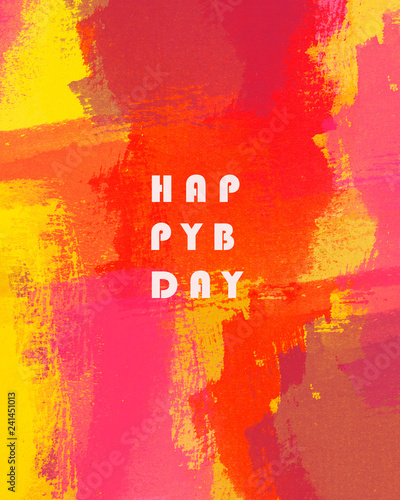  Greeting Card Happy B-day