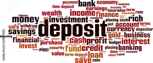 Deposit word cloud