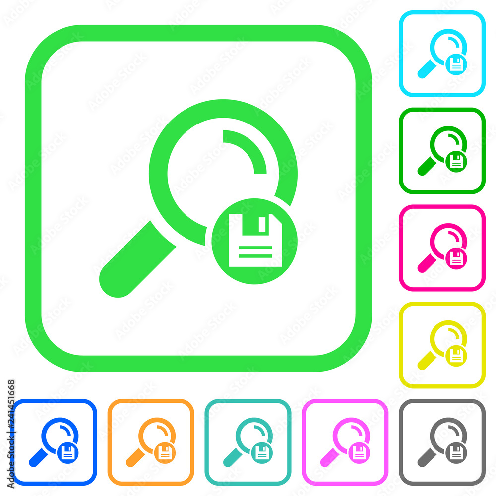 Save search results vivid colored flat icons Save search results vivid colored flat icons