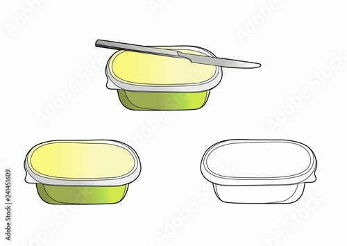 Plate butter