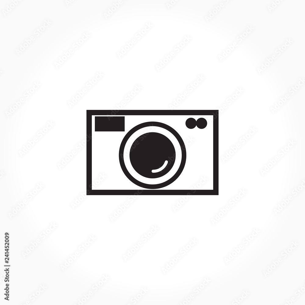 Vector icon camera. Camera logo. Vector icon camera. Camera logo.
