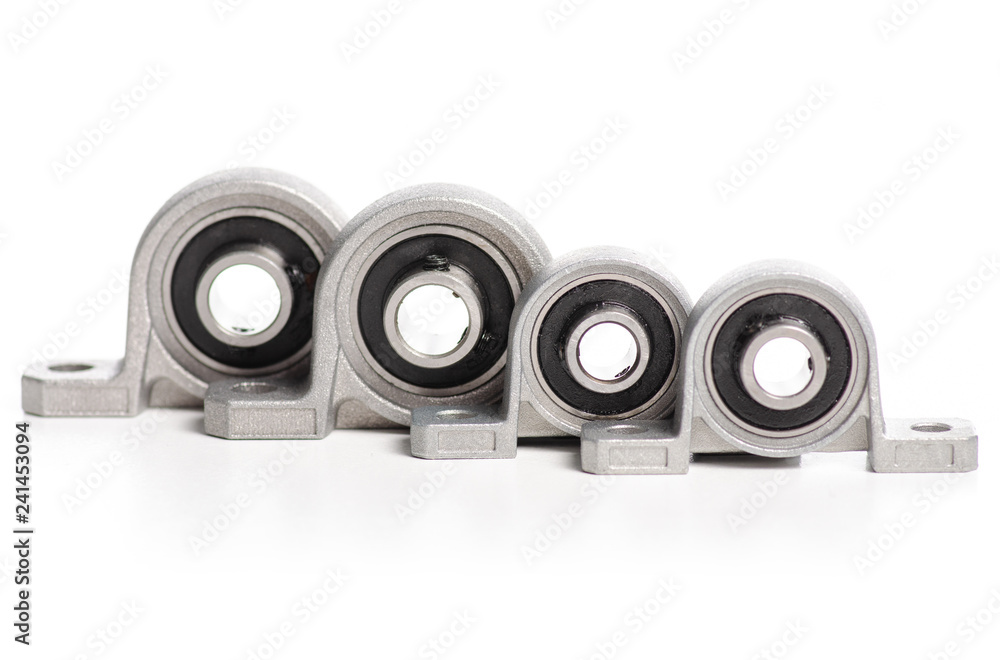 Bearing mount on a white background insolation Bearing mount on a white background insolation