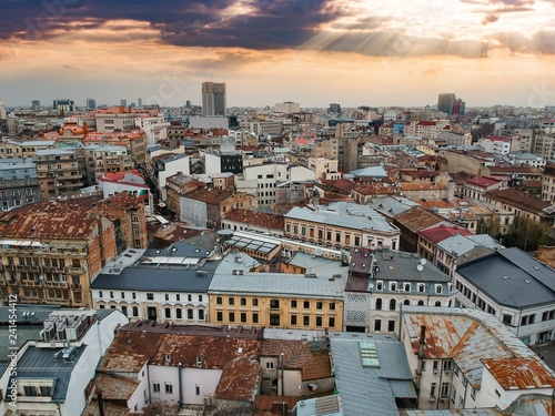 Bucharest aerial view