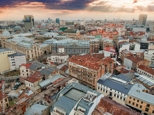 Bucharest aerial view
