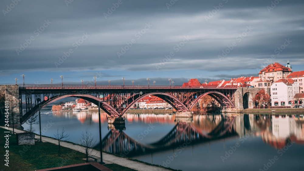 The Old Bridge (Stari Most) in Maribor, Slovenia