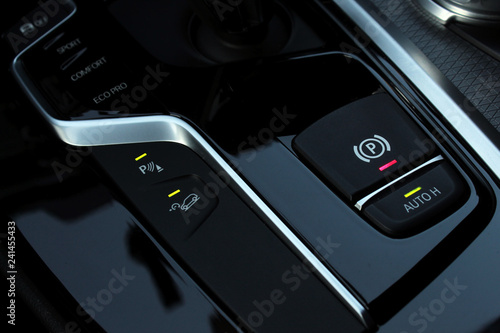 Buttons console car