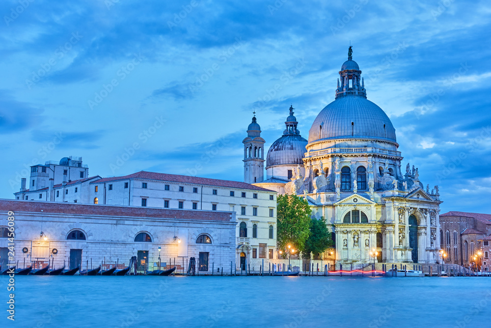 Grand Canal in Venice at twilight