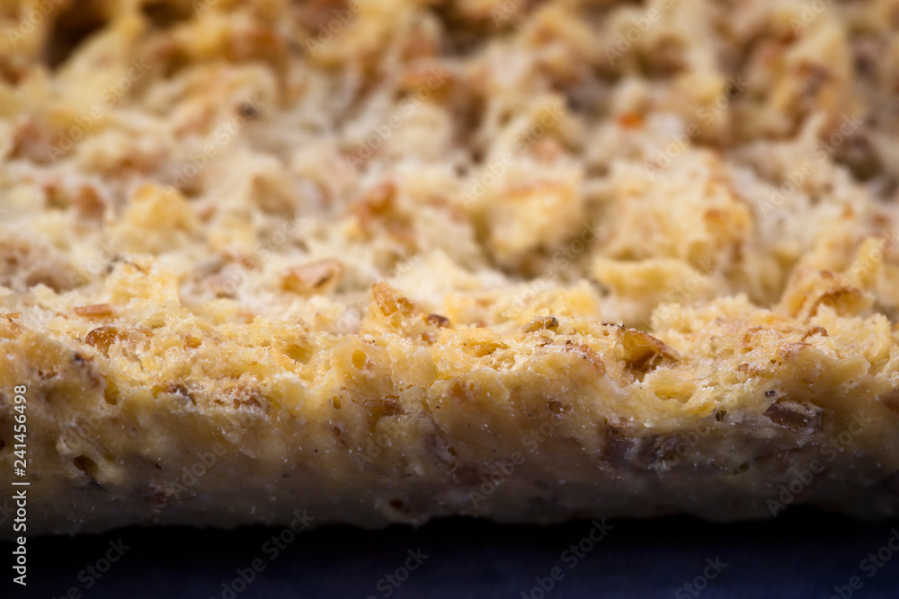 crackers with pieces and crumbs crackers with pieces and crumbs