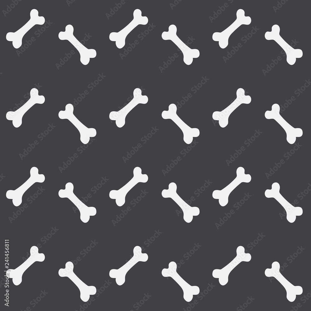 Seamless pattern with bones for pets. Or bones from the trash Seamless pattern with bones for pets. Or bones from the trash