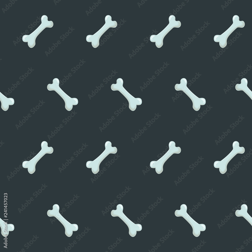 Seamless pattern with bones for pets. Or bones from the trash Seamless pattern with bones for pets. Or bones from the trash