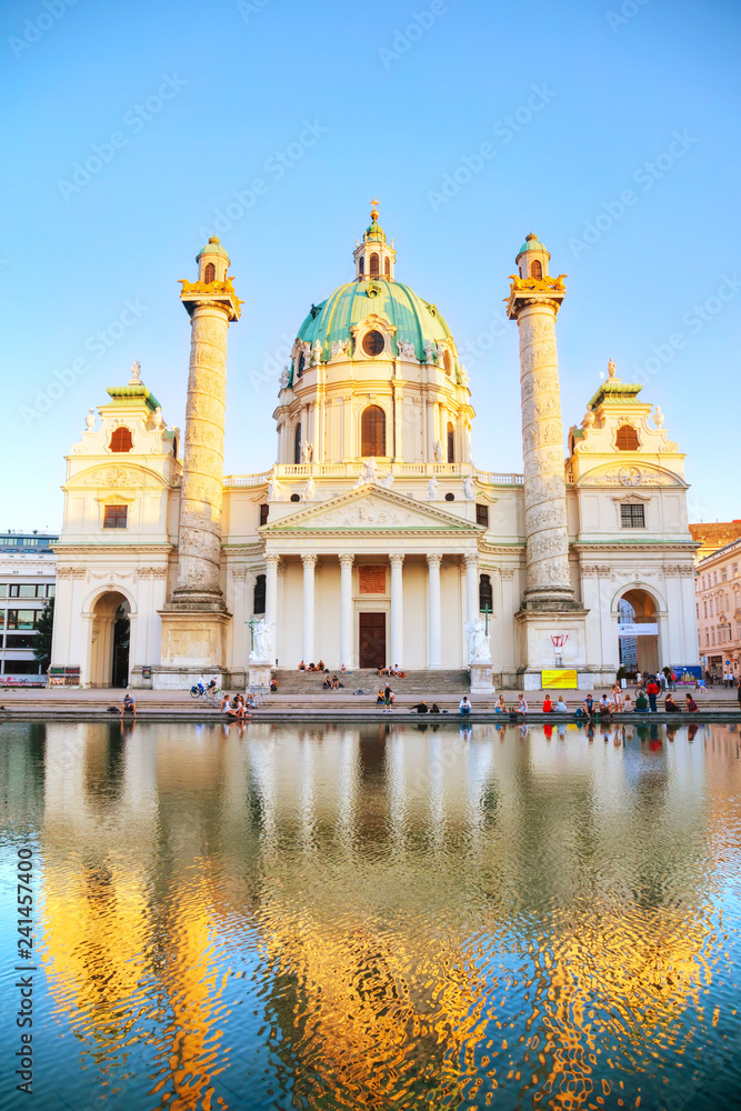 St. Charles's Church (Karlskirche) in Vienna, Austria