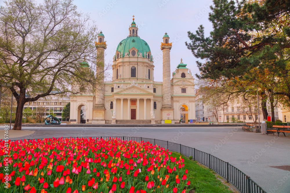 St. Charles's Church (Karlskirche) in Vienna, Austria