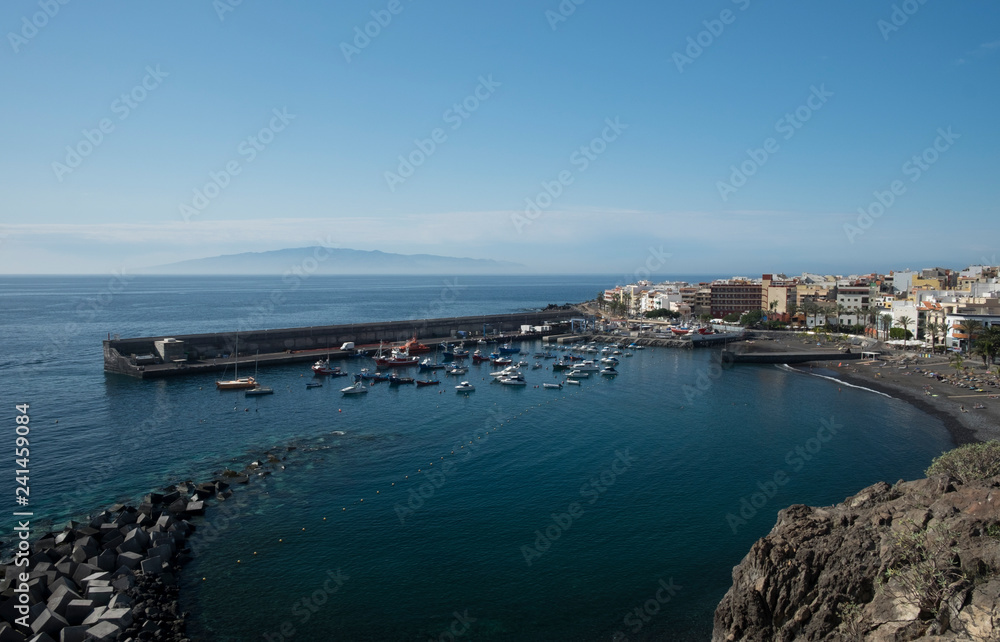 Plays San Juan harbour Tenerife