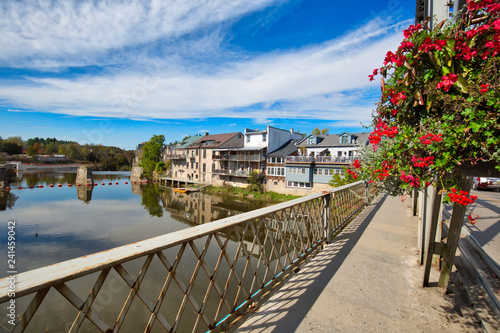 Beautiful Elora Streets in city's historic downtown photo